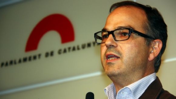 <b>Jordi Turull</b> és portaveu de CiU al Parlament de Catalunya / Font: ACN - jordi-turull-acn