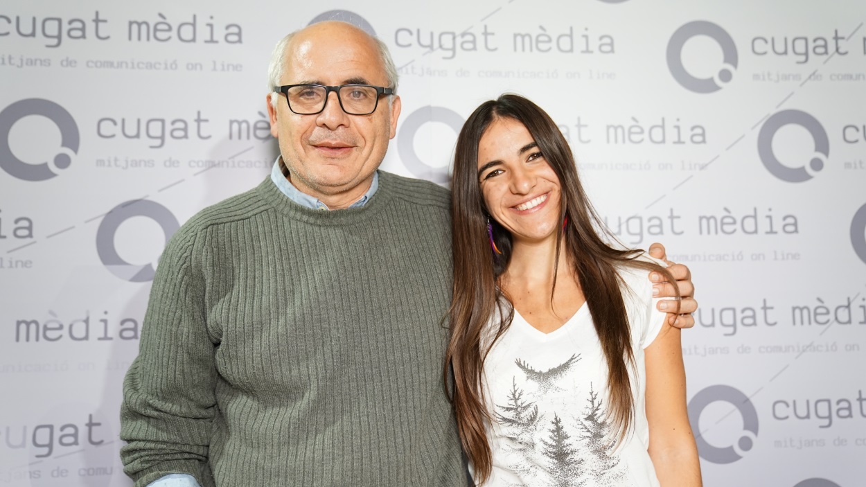 Martí Marín i Anna Campmany han passat pel 'Sant Cugat a fons' / Foto: Cugat Mèdia